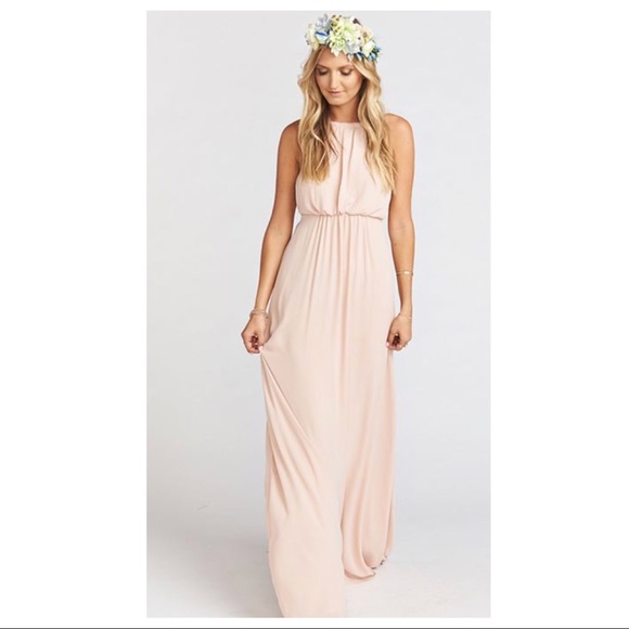 Show Me Your MuMu Dresses & Skirts - NWOT SHOW ME YOUR MUMU OPEN BACK MAXI GOWN DRESS